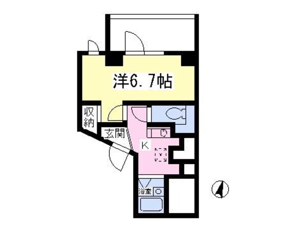 ポラール・キキの物件間取画像